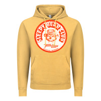 Vintage Mustard sleepy bear club   70s thrift store aesthetic Vintage Hoodie - lanVoArt