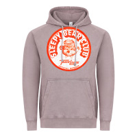 Vintage Zinc sleepy bear club   70s thrift store aesthetic Vintage Hoodie - lanVoArt