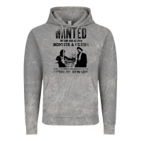 Cloud Rock wanted bonnie and clyde, distressed Vintage Hoodie - lanVoArt