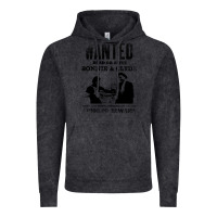 Vintage Black wanted bonnie and clyde, distressed Vintage Hoodie - lanVoArt