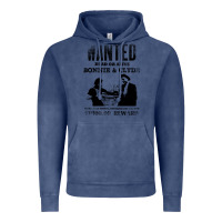 Vintage Denim wanted bonnie and clyde, distressed Vintage Hoodie - lanVoArt
