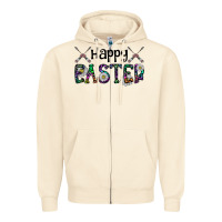 Sandshell Happy Easter Zipper Hoodie - CowhideDigitalArt