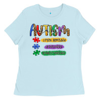 Baby Blue autism mama Ladies Tee - Artiststas