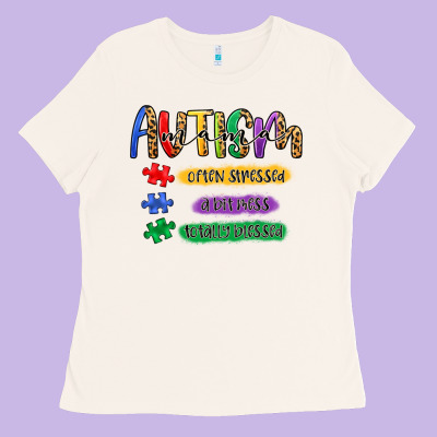 Autism Mama Ladies Tee Designed By Artiststas