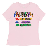 Bubblegum Pink autism mama Ladies Tee - Artiststas
