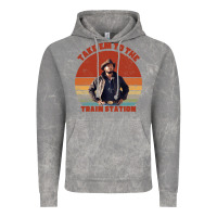 Cloud Rock rip wheeler quote poster art Vintage Hoodie - lanVoArt