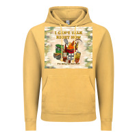 Vintage Mustard i can't talk right now Vintage Hoodie - TumblerDesignByShophia