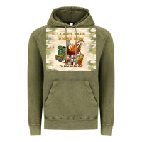 Vintage Olive i can't talk right now Vintage Hoodie - TumblerDesignByShophia