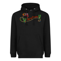 Black merry christmas western Heavyweight Hoodie - CowhideDigitalArt