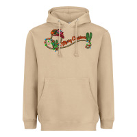 Mushroom merry christmas western Heavyweight Hoodie - CowhideDigitalArt