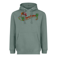 Sage merry christmas western Heavyweight Hoodie - CowhideDigitalArt