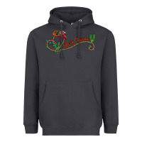 Smoke merry christmas western Heavyweight Hoodie - CowhideDigitalArt