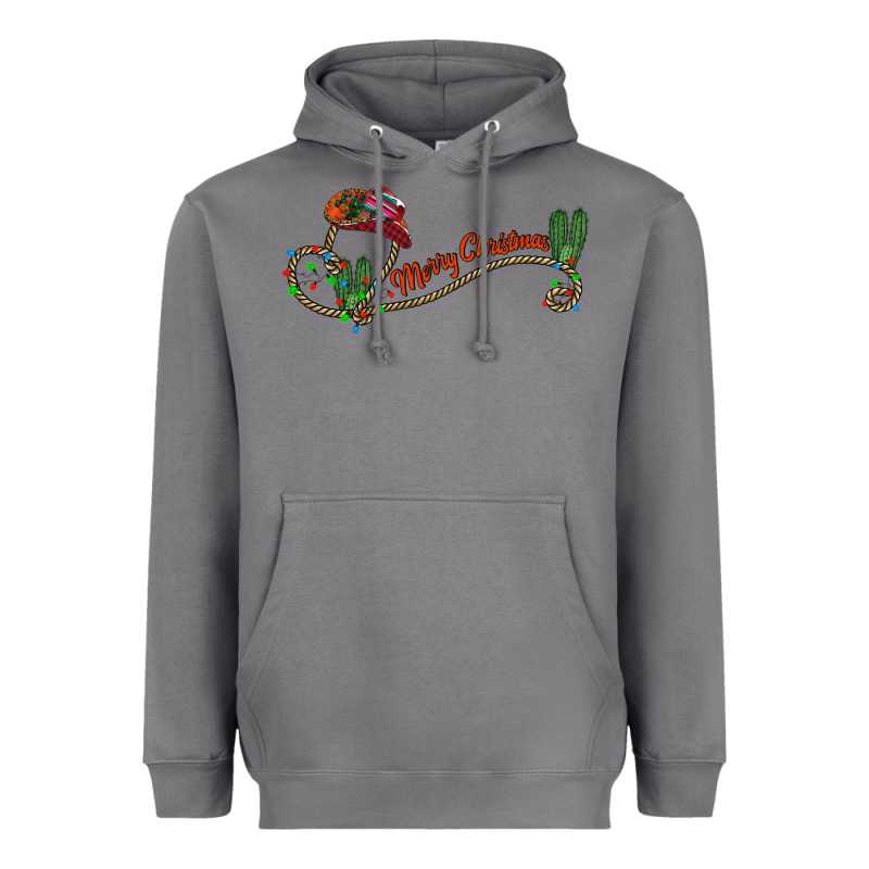Merry Christmas Western Heavyweight Hoodie by CowhideDigitalArt | Teevron