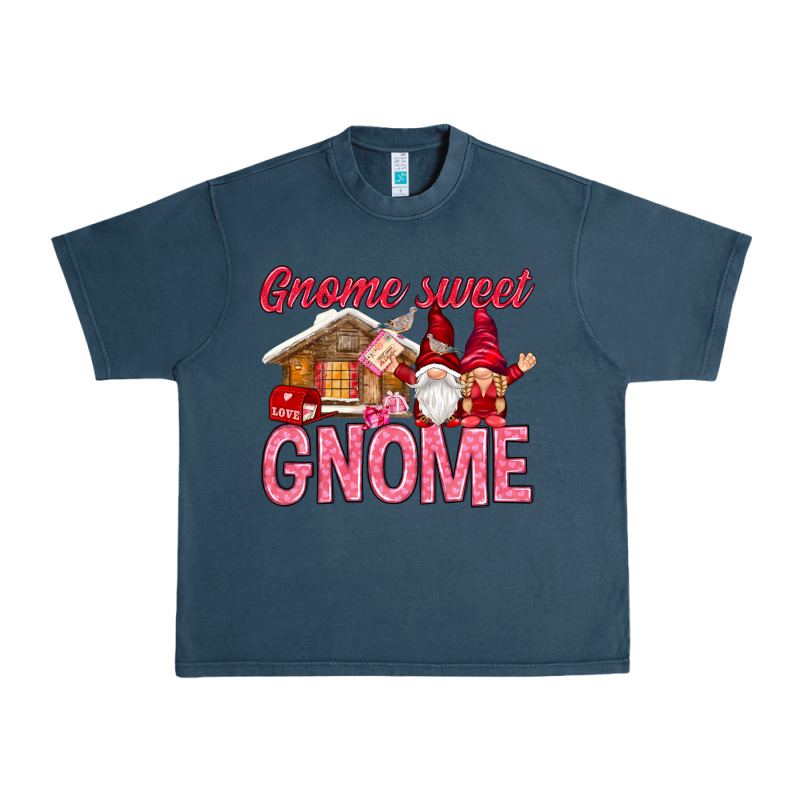 Gnome Sweet Gnome Valentine's Day Urban Heavy Tee by HowdyJamesFarm | Teevron