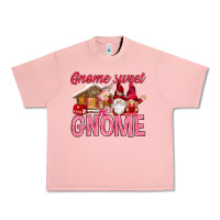 Salmon Gnome sweet gnome Valentine's Day Urban Heavy Tee - HowdyJamesFarm