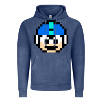 Vintage Denim great model mega art man cool graphic gift Vintage Hoodie - lanVoArt