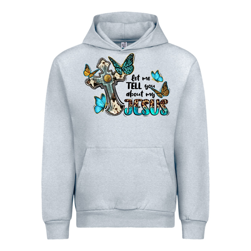 Let Me Tell You About My Jesus Urban Hoodie by BarkalooDesign | Teevron