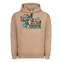 Pigment Burro let me tell you about my jesus Urban Hoodie - BarkalooDesign
