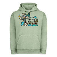 Pigment Oil Green let me tell you about my jesus Urban Hoodie - BarkalooDesign