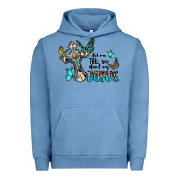 Pigment Pebble Blue let me tell you about my jesus Urban Hoodie - BarkalooDesign