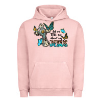 Pigment Salmon let me tell you about my jesus Urban Hoodie - BarkalooDesign