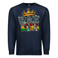 Navy black king Premium Sweatshirt - SublimationCraftShop