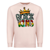 Pale Pink black king Premium Sweatshirt - SublimationCraftShop