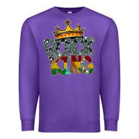 Purple black king Premium Sweatshirt - SublimationCraftShop