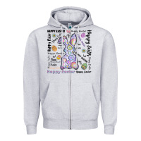 Happy Easter Zipper Hoodie | Teevron