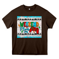 Chocolate Brown weekend plans Heavy Core Tee - JahusDesignShop