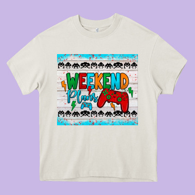 Weekend Plans Heavy Core Tee Designed By Jahusdesignshop