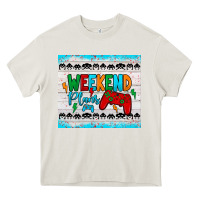Cream weekend plans Heavy Core Tee - JahusDesignShop