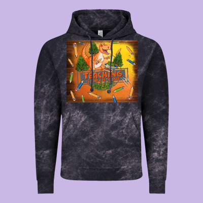Teaching Is A Walk In The Park Vintage Hoodie Designed By Tumblerdesignbyshophia