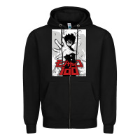 Black mob psyco 100   % Zipper Hoodie - lanVoArt