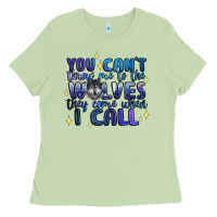 Matcha you cant throw me to the wolves they come when i c Ladies Tee - Artiststas
