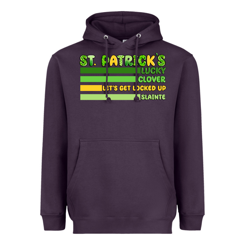St. Patrick's Lucky Clover  Artiststas Heavyweight Hoodie by Artiststas | Teevron