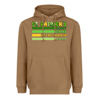 Toasted Coconut st. patrick's lucky clover  artiststas Heavyweight Hoodie - Artiststas
