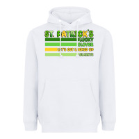 White st. patrick's lucky clover  artiststas Heavyweight Hoodie - Artiststas