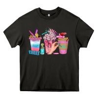 Asphalt Nail Coffee Cups With Rings Bbs Heavy Core Tee - BundleAndBundleShop