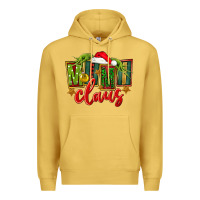 Antique Gold christmas mimi claus Premium Hoodie - FaDigitalArtStudio
