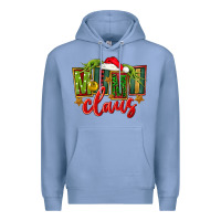 Colony Blue christmas mimi claus Premium Hoodie - FaDigitalArtStudio