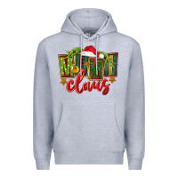Heather Grey christmas mimi claus Premium Hoodie - FaDigitalArtStudio