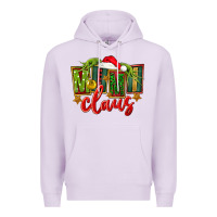 Lilac christmas mimi claus Premium Hoodie - FaDigitalArtStudio