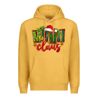 Mustard christmas mimi claus Premium Hoodie - FaDigitalArtStudio