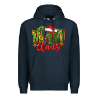 Navy christmas mimi claus Premium Hoodie - FaDigitalArtStudio