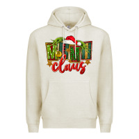 Oatmeal Heather christmas mimi claus Premium Hoodie - FaDigitalArtStudio