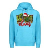 Ocean Blue christmas mimi claus Premium Hoodie - FaDigitalArtStudio