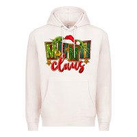 Pale Pink christmas mimi claus Premium Hoodie - FaDigitalArtStudio