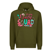 Army Green nurse squad Premium Hoodie - RanaPortraitStore