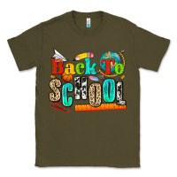 Army Green back to school Classic Tee - NancyCooperArtShop